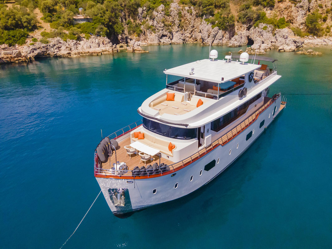 Luxury Trawler Si̇may M for Charter in Gocek 2