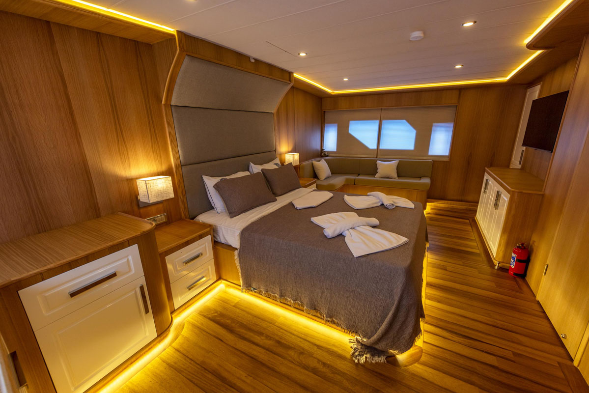 Göcek kiralık lüks Trawler Si̇may M - Fotoğraf 2