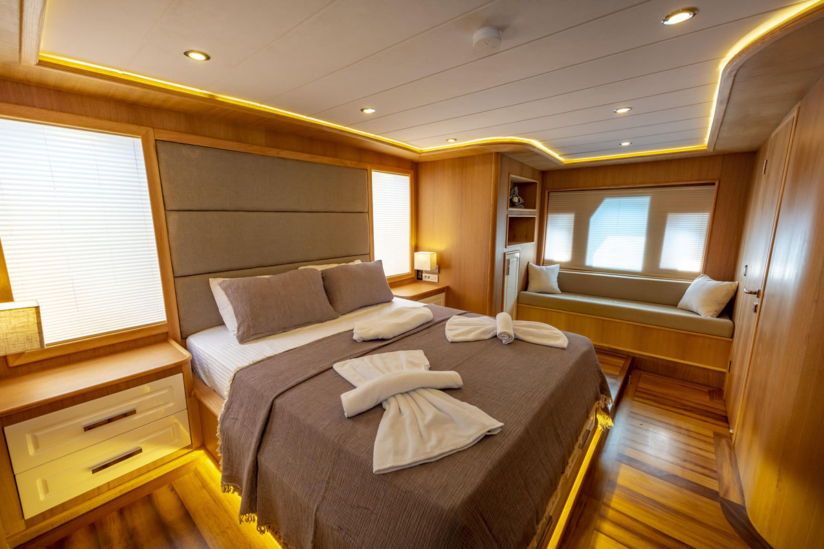 Göcek kiralık lüks Trawler Si̇may M - Fotoğraf 3