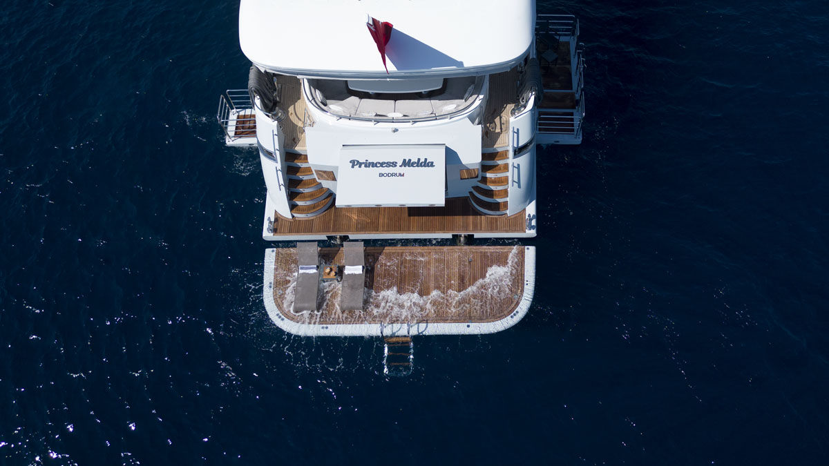 Luxury Motor Yacht Princess Melda for Charter in Bodrum 2