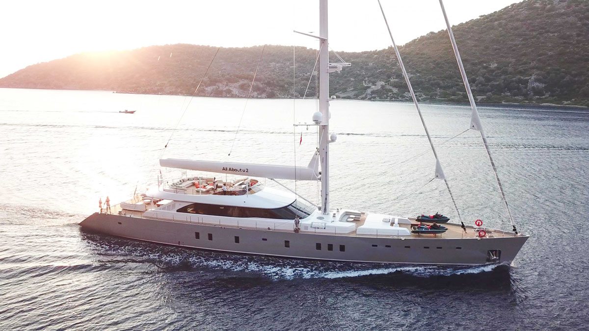 Luxury Motorsailer All About U 2 for Charter in Bodrum 2