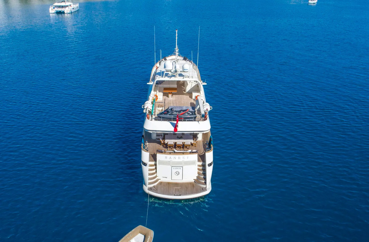 Lüks Motoryat Sanref (falcon 115) Bodrum kiralık lüks Motoryat Sanref (falcon 115) - Fotoğraf 2